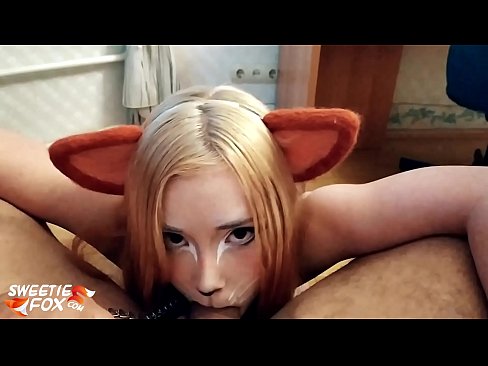 ❤️ Kitsune sluk piel en kom in haar mond ❤️  Seks by ons af.libporno.ru ❌️